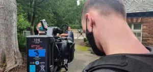 Image Shows Turps Film Crew On Set At Newcastle School For Boys