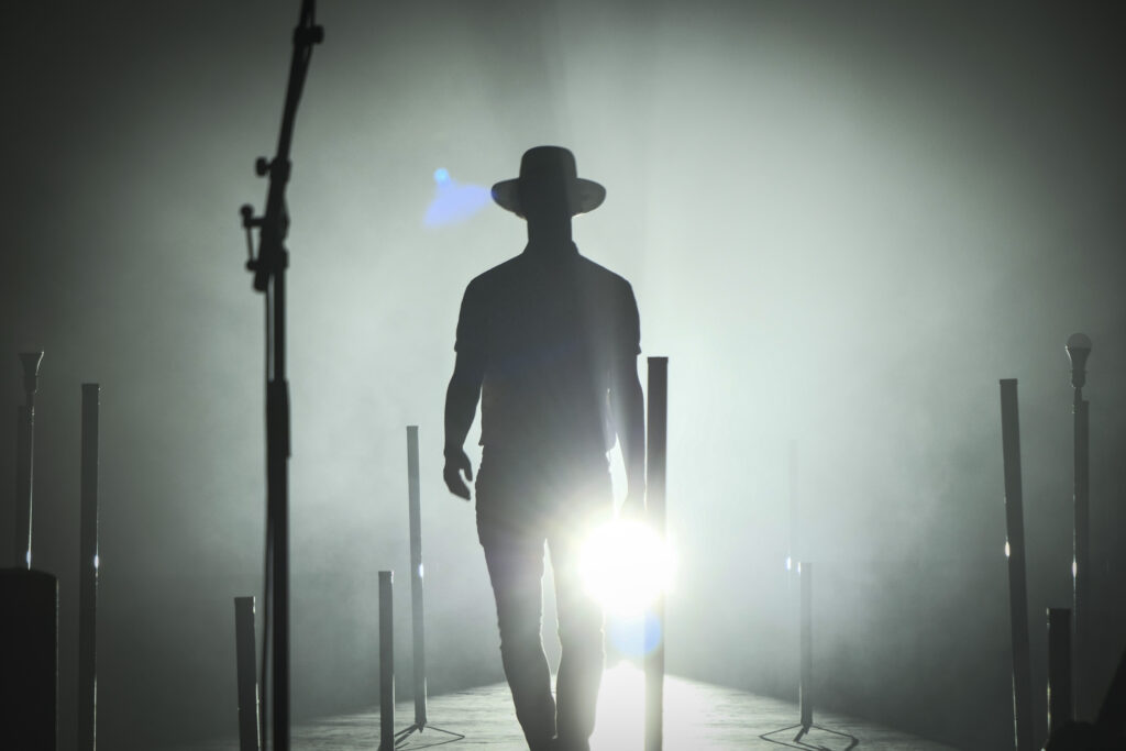 Maxïmo Park frontman Paul Smith performing at Woodhorn Museum, filmed by Turps Film